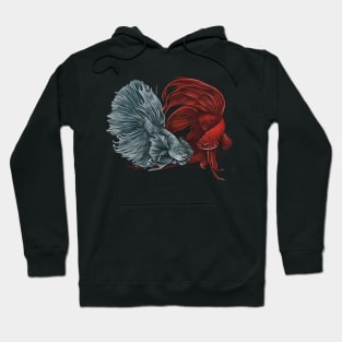 Fighting fish Hoodie